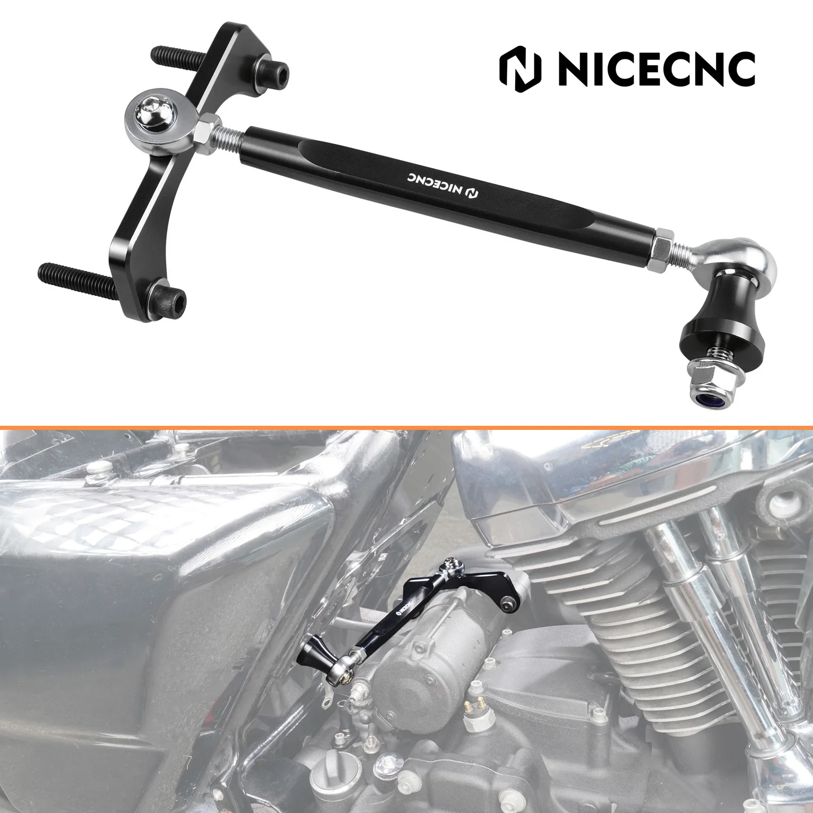 For Harley Street Glide FLHX CVO/Road Glide/Special/Limited FLTRXS FLTRKSE Road King Special FLHRXS FLHRC M8 Engine Stabilizer