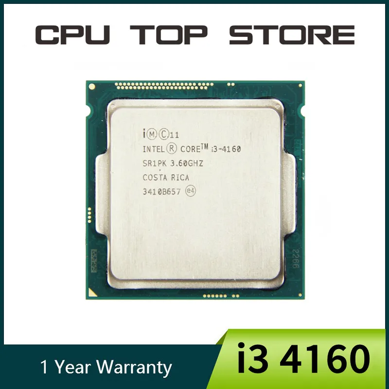 Intel Core i3 4160 3.6GHz Dual-Core CPU Processor LGA 1150