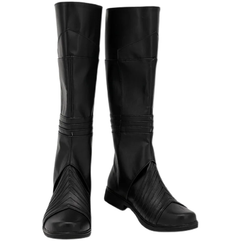 Nier 2B 코스프레 Replicant 신발 여성 의상 신발 멋진 할로윈 소녀 파티 검은 신발 부츠