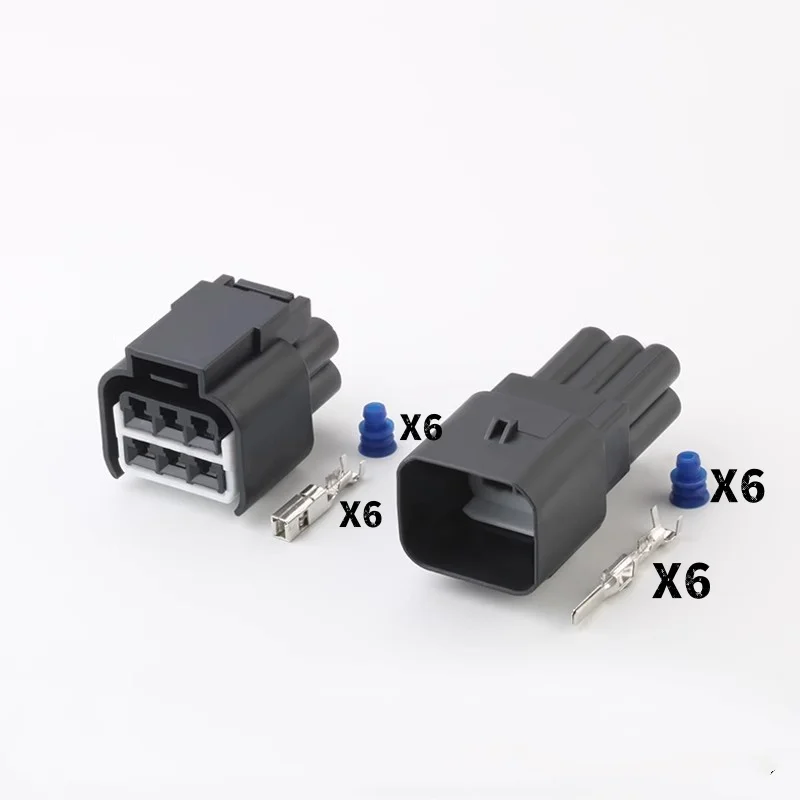 6 Pin male or female Automotive Vacuum pump connector car Brake pump plug 936294-2 936257-2 With Terminal For Hyundai i30n Kia