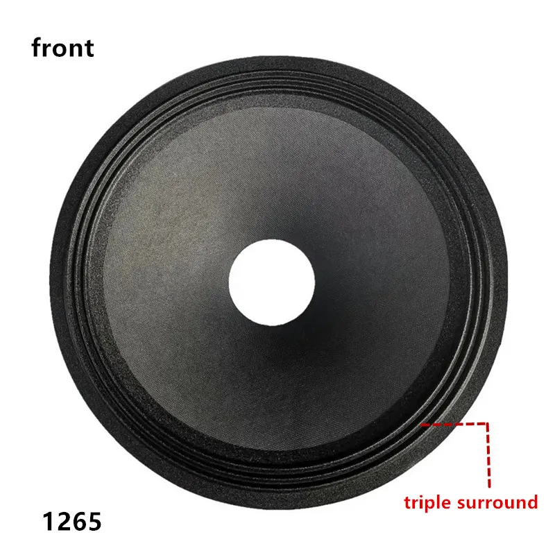 1PC Speaker Woofer Paper Cone 298mm M Shape Cloth Surround Repair Kit Voice Coil 76mm For Home Theater Studio DIY System