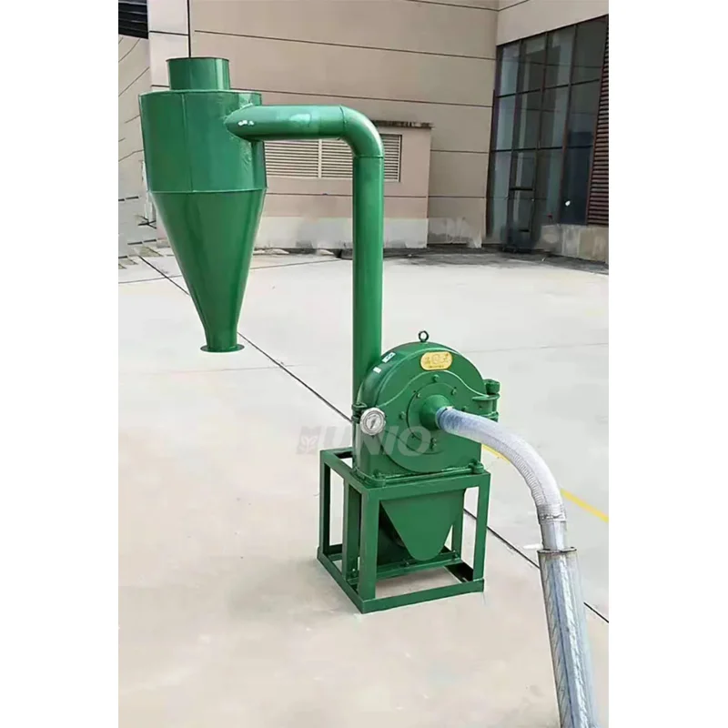 

UNIO High Efficiency Hot Sale Full Automatic Self Suction Corn Grain Grinder Farm Use