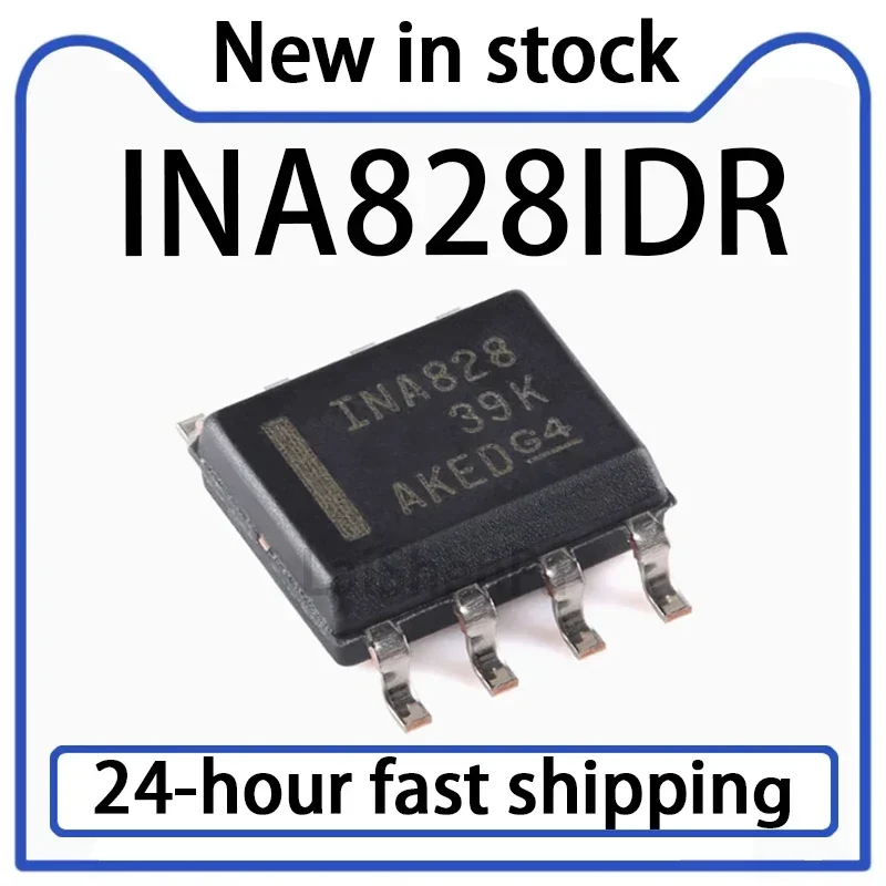1PCS INA828IDR SMT SOIC-8 High-precision Instrument Amplifier Chip IC in Stock