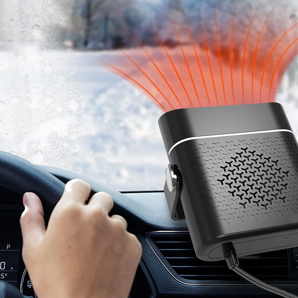 Car Heater Fan 12V/24V Car Heater Winter Rapid Heating Auto Windshield Defroster Defogging Demister Car Anti For Heater 150/260W