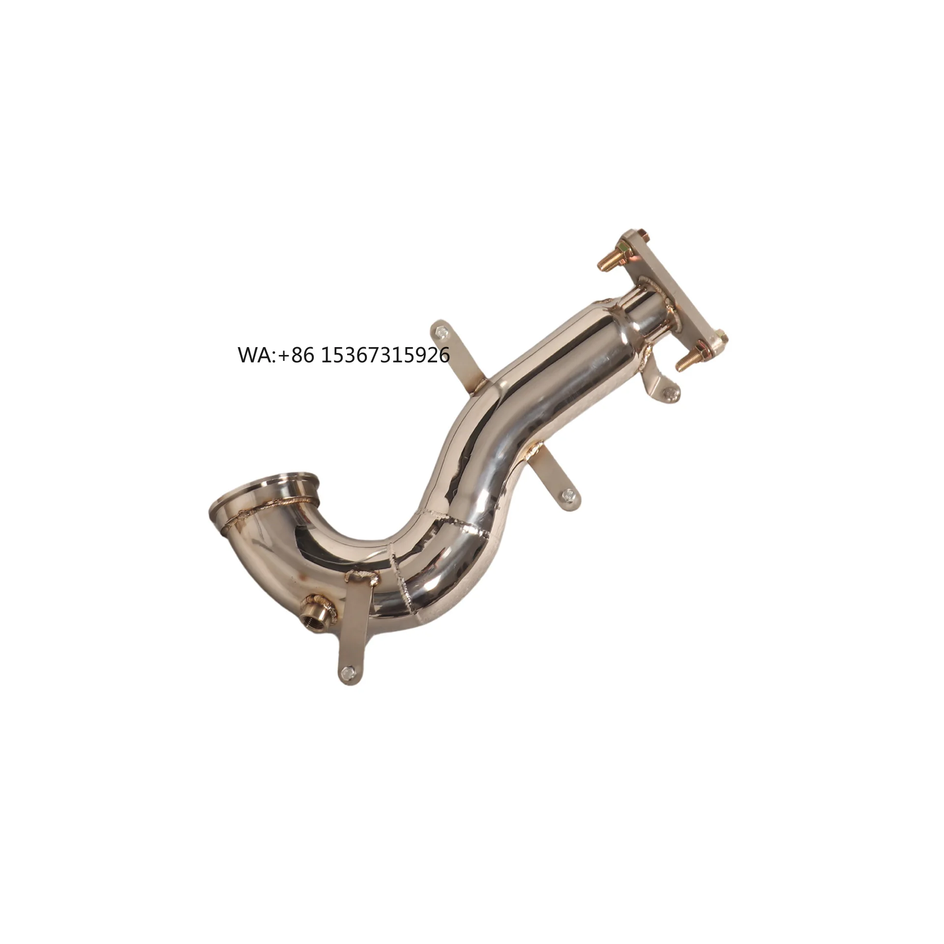 Abarth 1.4T Downpipe Straight-through Stainless Steel Header