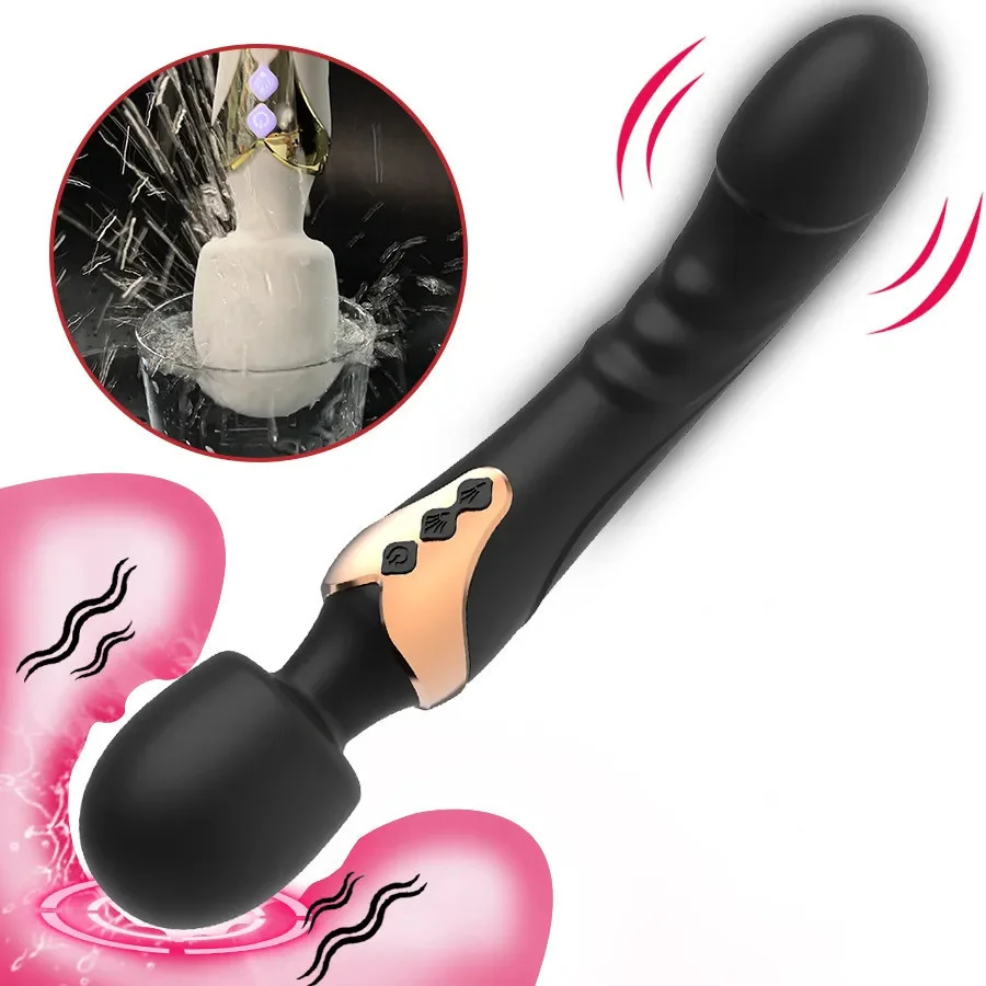 Powerful AV Vibrator 10 Modes Dildo Vibrator Magic Wand G Spot Vagina Massager Clitoris Stimulator Adult Sex Toys For Woman