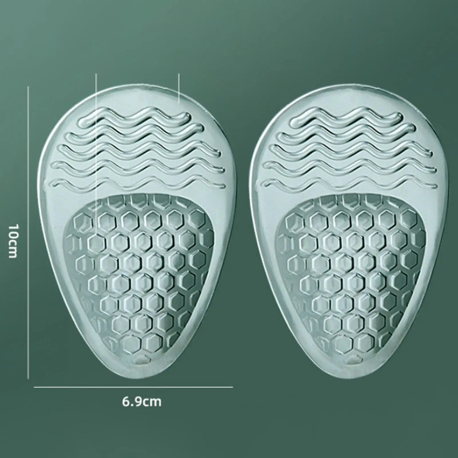Gel Pads for High Heeled Shoes Heel Cushions Soft for Women Shock Absorbing Self Sticky Non Slip Insoles