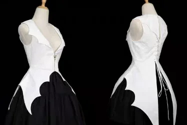 Variant: white vest coat