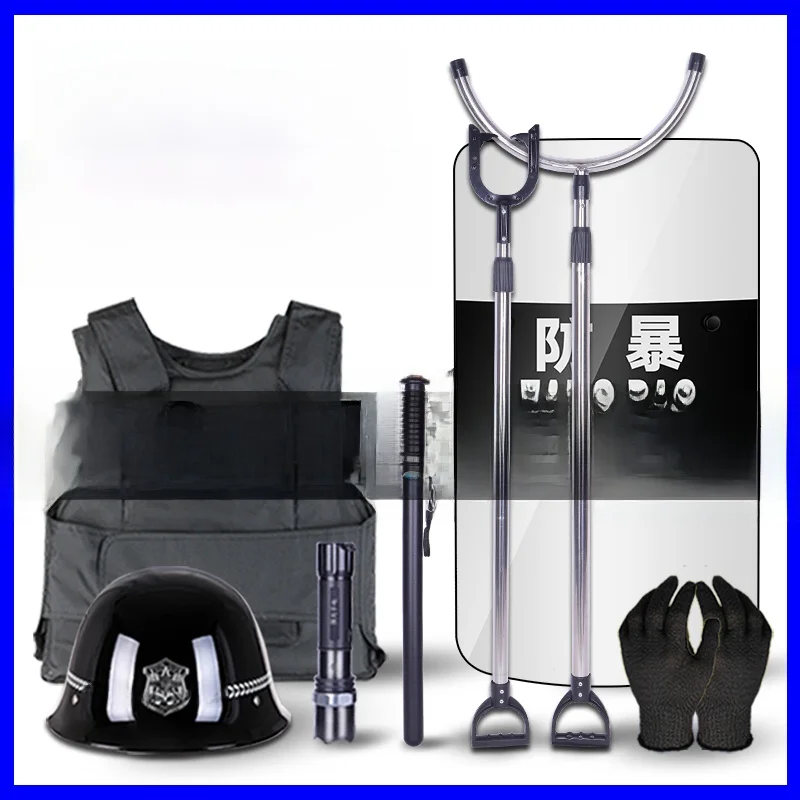 anti-explosion-securi-equipment-set-ield-steel-pi-securi-helmet-anti-terrorism-protective-gear-eight-piece-set-for-sa