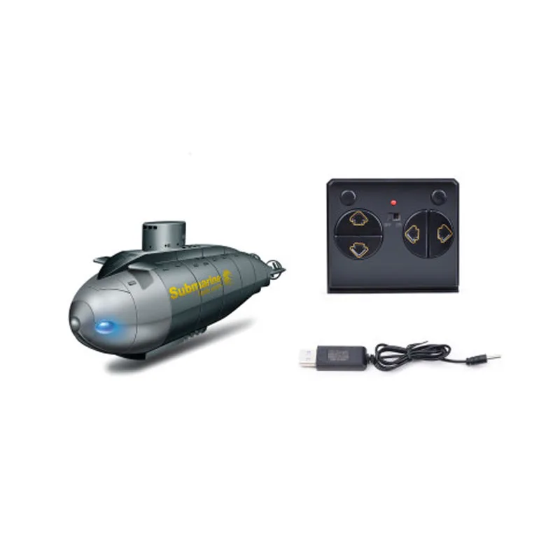 6-Channel RC Submarine Model Mini Speed Boat Simulation Underwater Remote Control Aircraft Carrier Toy Gift Waterproof R/C Shark