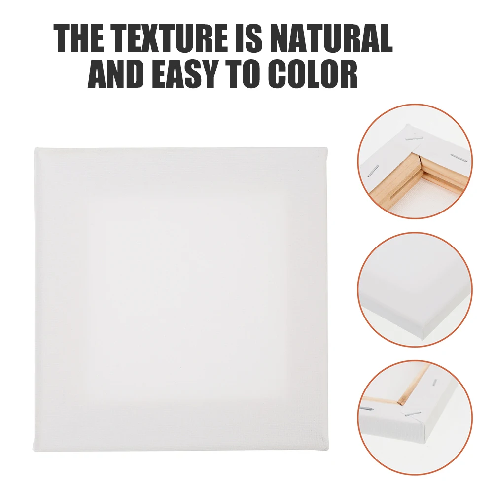 

4pcs Painting Board Oil Canvas Frame Blank Wooden Panels For Artist Drawing Boards Diy Art Boards Wood Canvas Panels For Oil