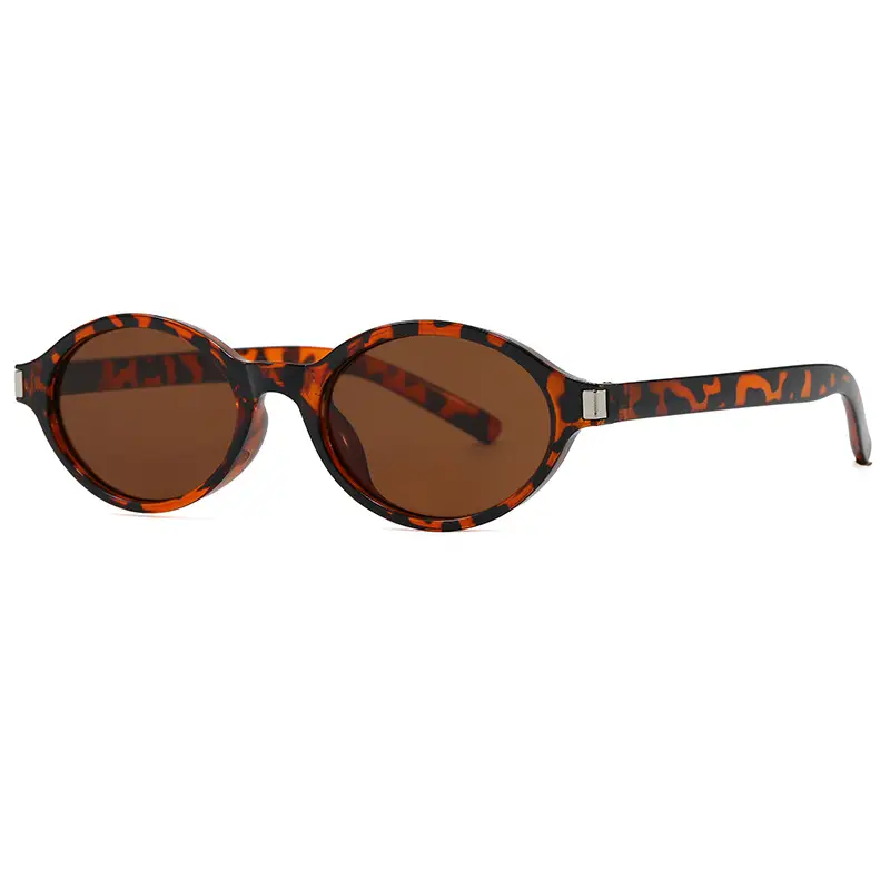 JNPCXI New Fashion Small Oval Sunglasses Women Shades UV400 Retro Punk Men Red Sun Glasses - Image 18