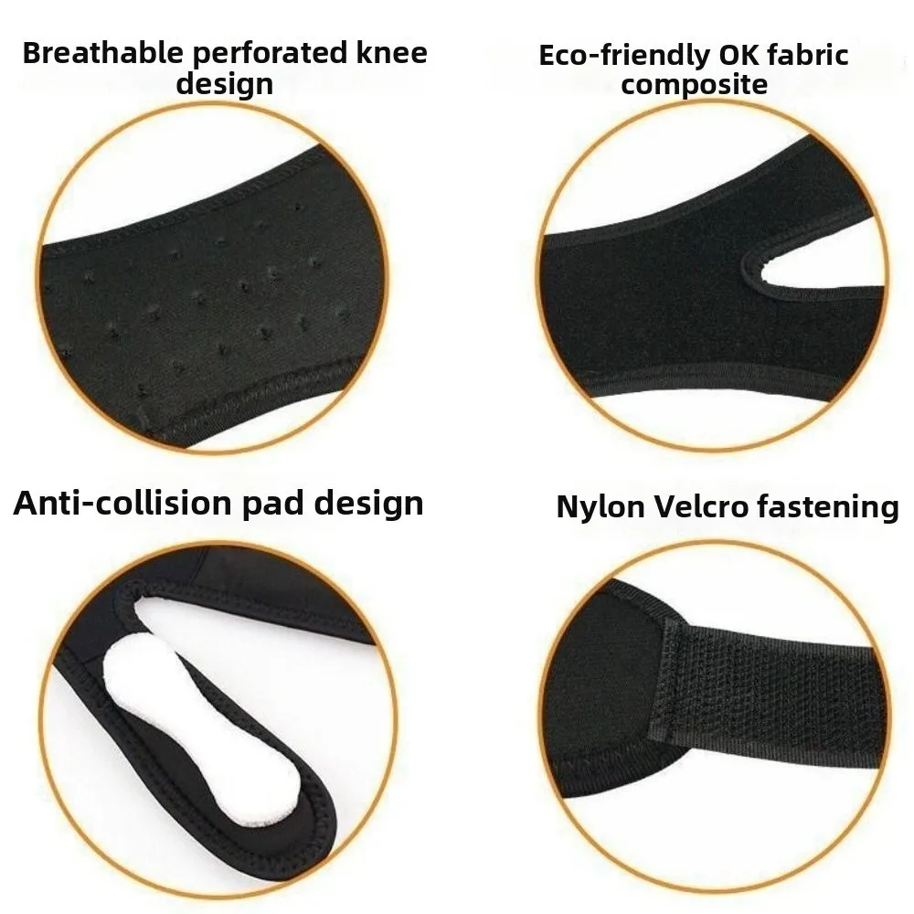 Removable Sponge Gasket Adjustable Knee Pads Breathable Joint Pain Relief Knee Support Pads Lightweight Adjustable Knee Braces