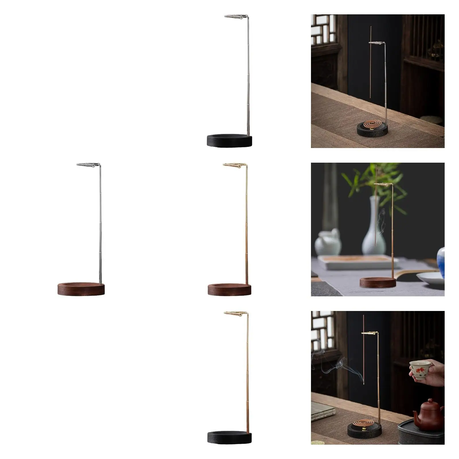 Upside Down Incense Burner Home Furnishing Ash Catcher Creative Round Incense Tray for Living Room SPA Holidays Party Yoga