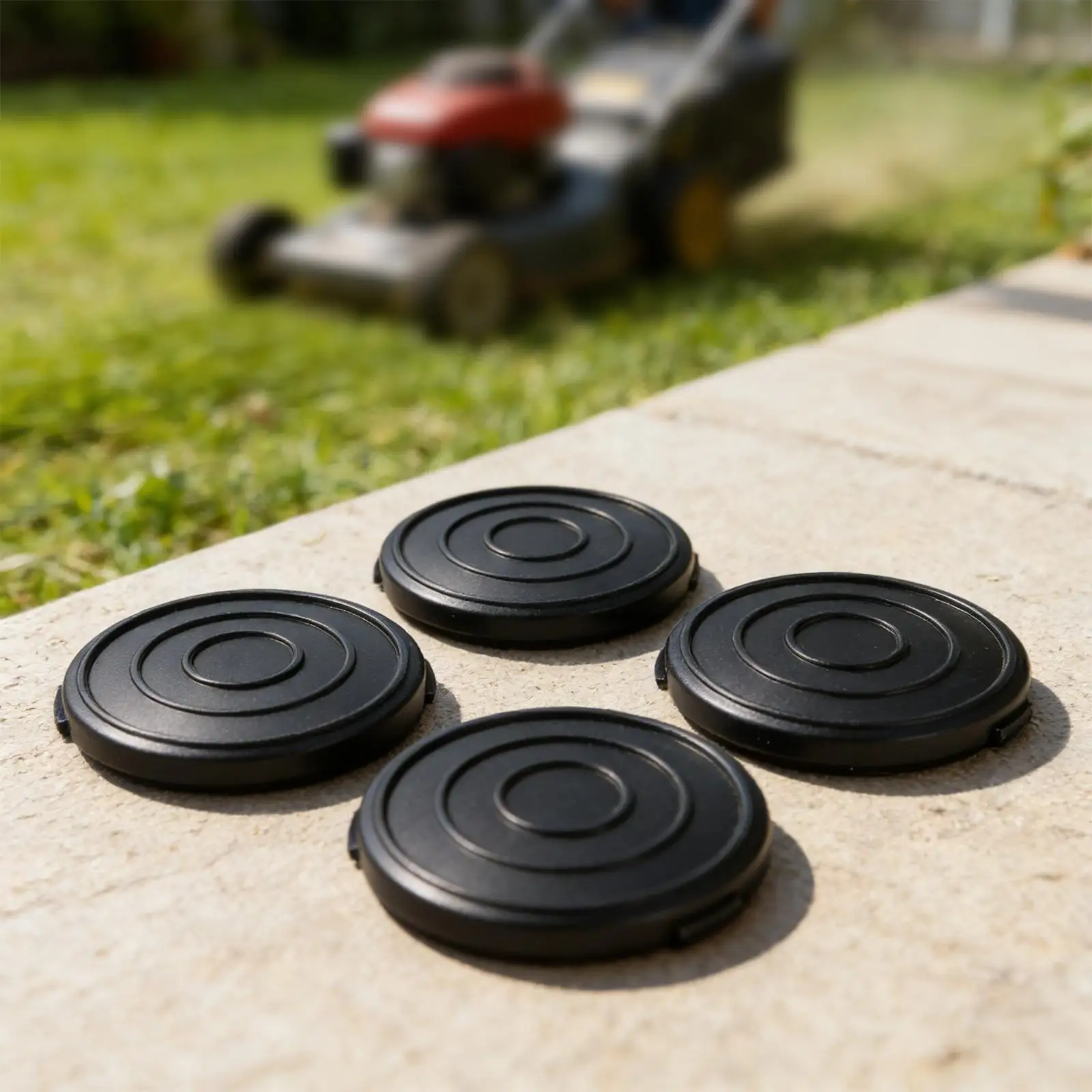Replacement Trimmer Head Cap Set of 4 Compatible with For GECT 4530 TLE021 and Top Craft TCR450 451 500 Models