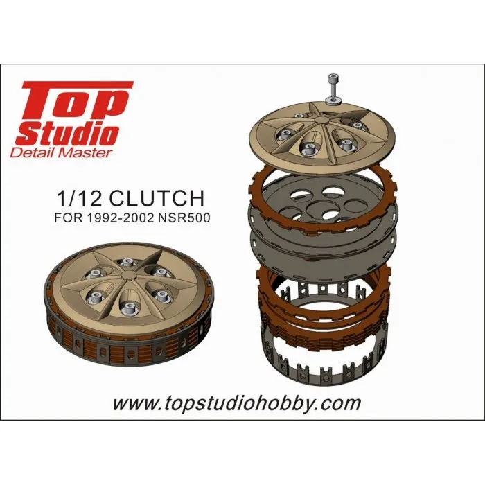 Top Studio TD23147 1/12 Clutch for 1992-2002 NSR500 Detail-up Model Car Modifications Hand Made Model Set