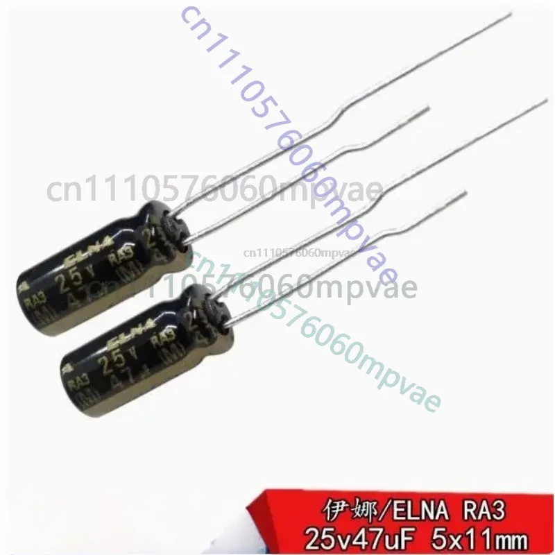 

30pcs Original Japanese ELNA RA3 25v 47uF imported audio electrolytic capacitor 5 * 11mm