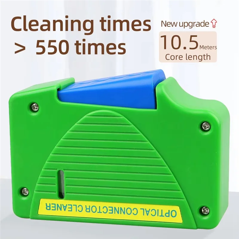 A-550 الألياف البصرية الأنظف كاسيت الألياف نهاية صندوق تنظيف الوجه ضفيرة الأنظف ل SC/FC/ST/LC أدوات تنظيف الألياف البصرية B