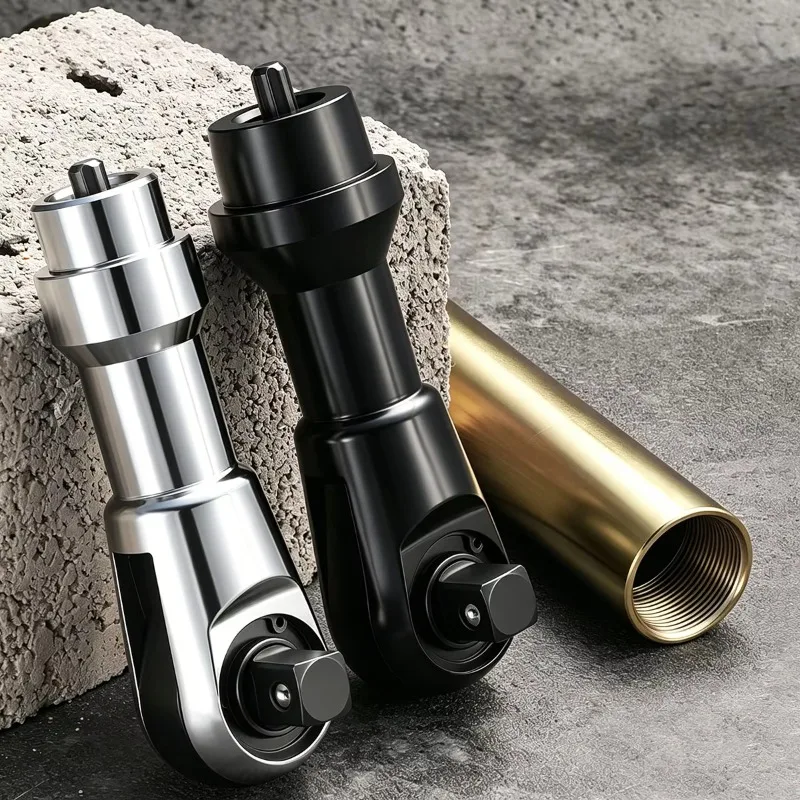 72 Tooth 1/2 Drive Ratchet Wrench Head M28 Thread Bidirectional High Torque Heavy Duty Pneumatic Air Impact Spanner Accessory