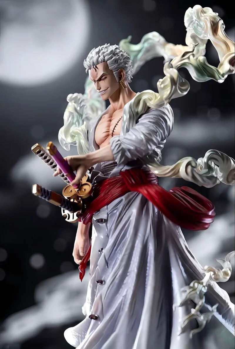 28Cm Double Headed Nika Roronoa Zoro Action Anime Figuur Scène Een Stuk Model Standbeeld Speelgoed Gift Geven Aan Kinderen voor Ornamenten