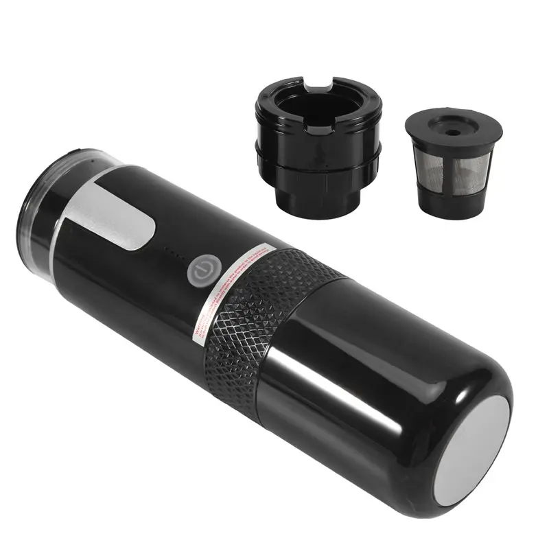 

ABVI-Portable Espresso Maker, Electric Travel Coffee Machine For Office Travel Camping Fit Coffee Powder & Coffee Capsule