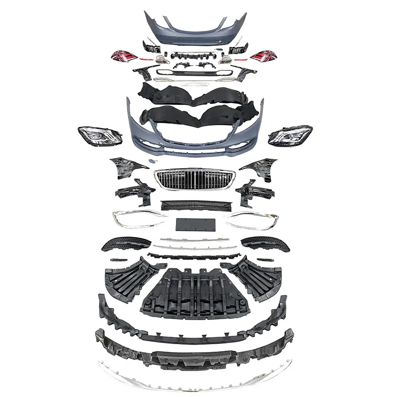 

Suitable for 14-17 years Mercedes-Benz S-Class W222 old and new 18 Maybach front and rear bar headlights big surround kit