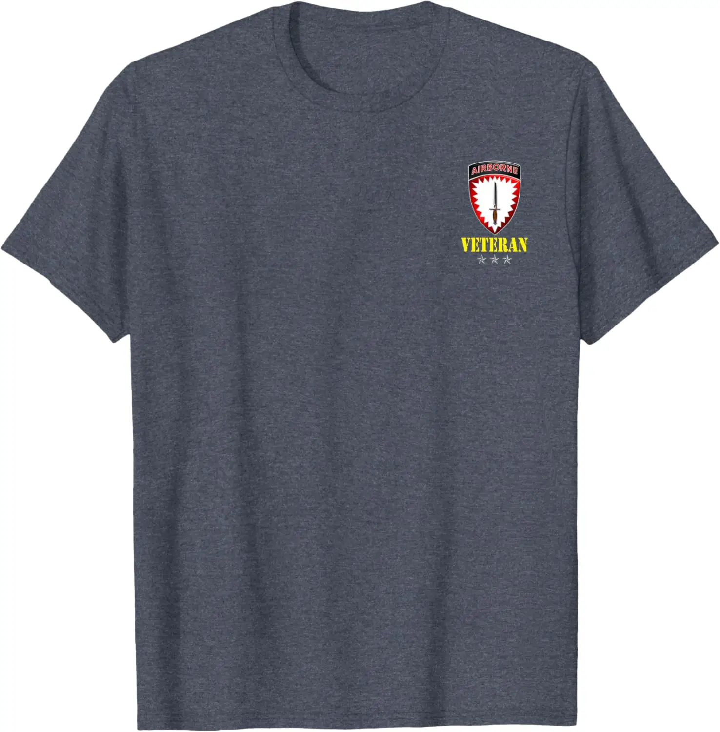 Veteran Special Operations Command Europe Airborne SOCEUR T-Shirt Short Sleeve Casual 100% Cotton Shift