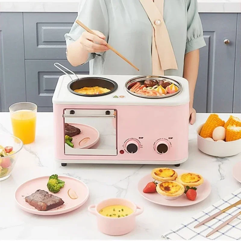 Picture 4: Four-in-one Breakfast Machine Multi-function Frying, Baking, Steaming and Cooking Oven Household Toaster Sandwich To Cultivate