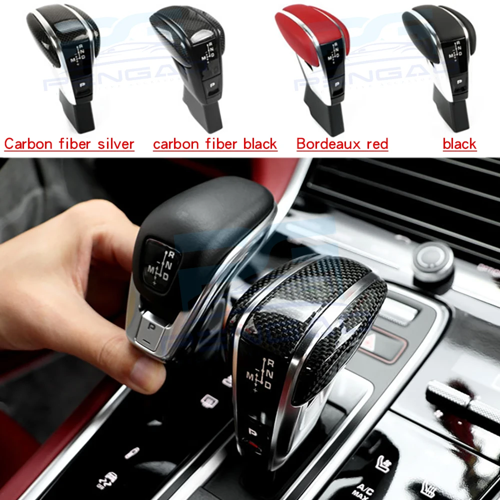 For Porsche Panamera 2017-2023 carbon fiber sports gear lever Panamera 971 aircraft gear lever gear knob gearbox handle