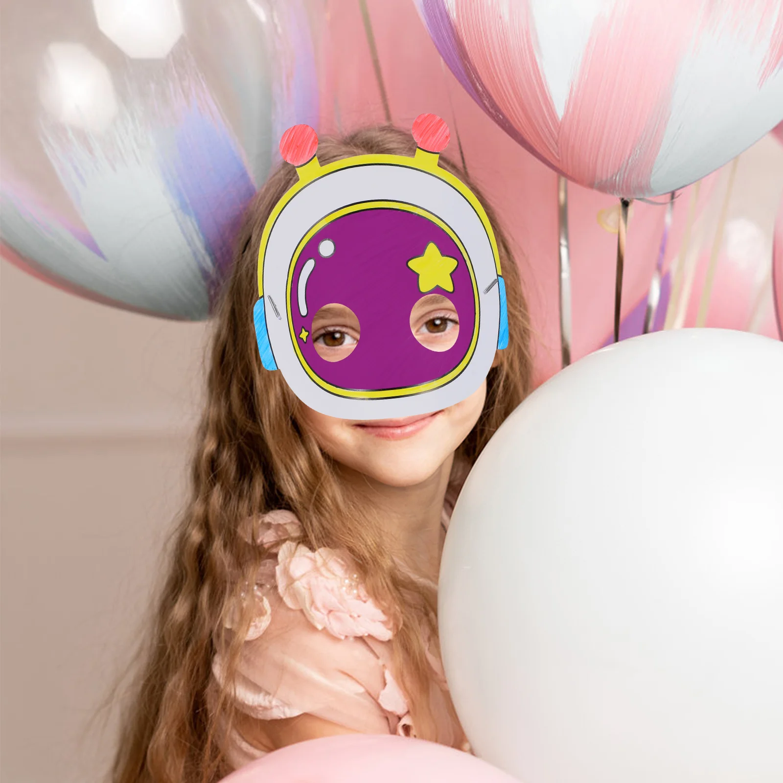 

10pcs Paper Masks Diy Blank Masquerade Mask For Party Decor Craft Kids Adults Halloween Cosplay Animal Astronaut Mask Base