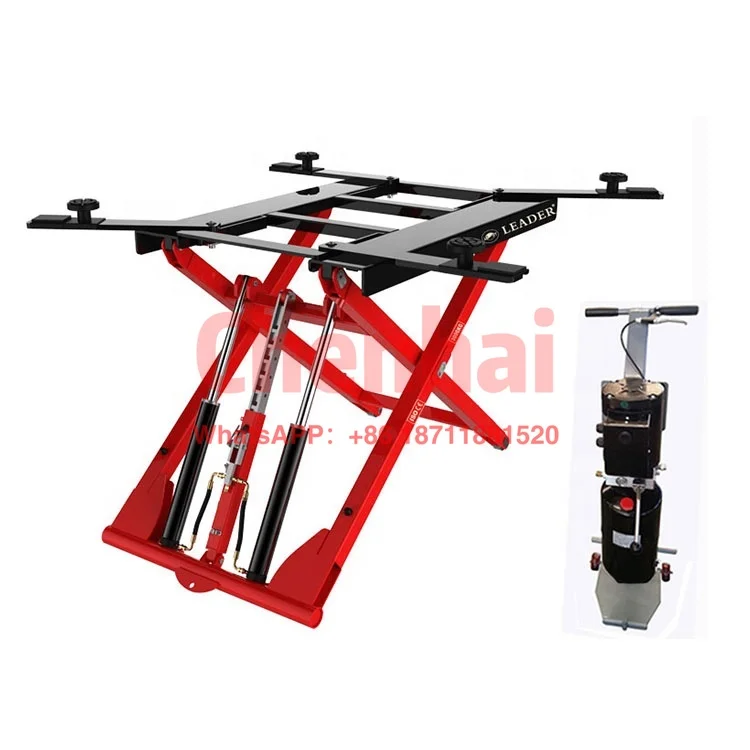 Mobile Mid Rise Scissor Car Lift Hydraulic Quick Jack With CE