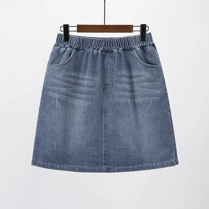 

Skirt Elastic-waisted Spring/summer New Denim Dress