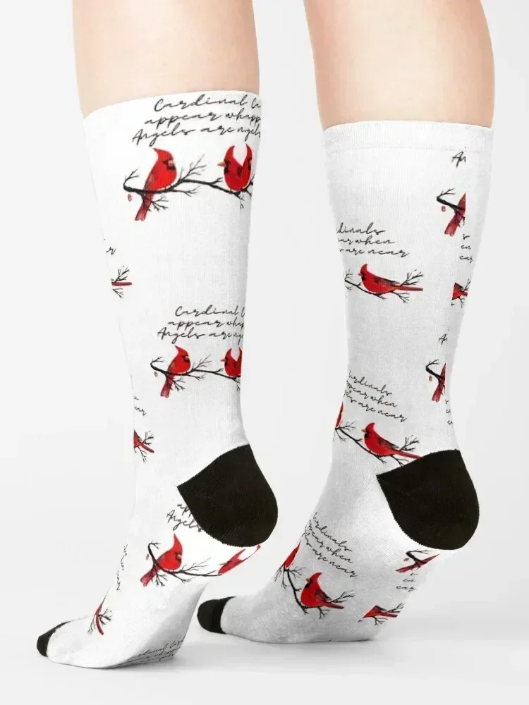 Cardinals appear when angels are near Socks basketball happy shoes designer Ladies Socks Men's