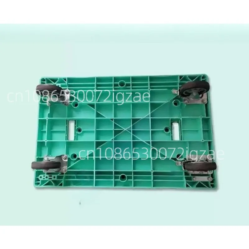 Single-layer folding trolley casters with brakes Storage handling capacity