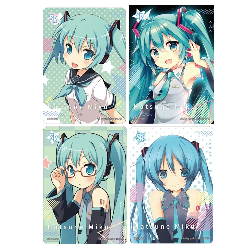 Hatsune Miku KAYOU SR MEIKO KAITO Megurine Luka Camui Gack Smith Hioka Christmas Birthday Gift Collection Cards amusement