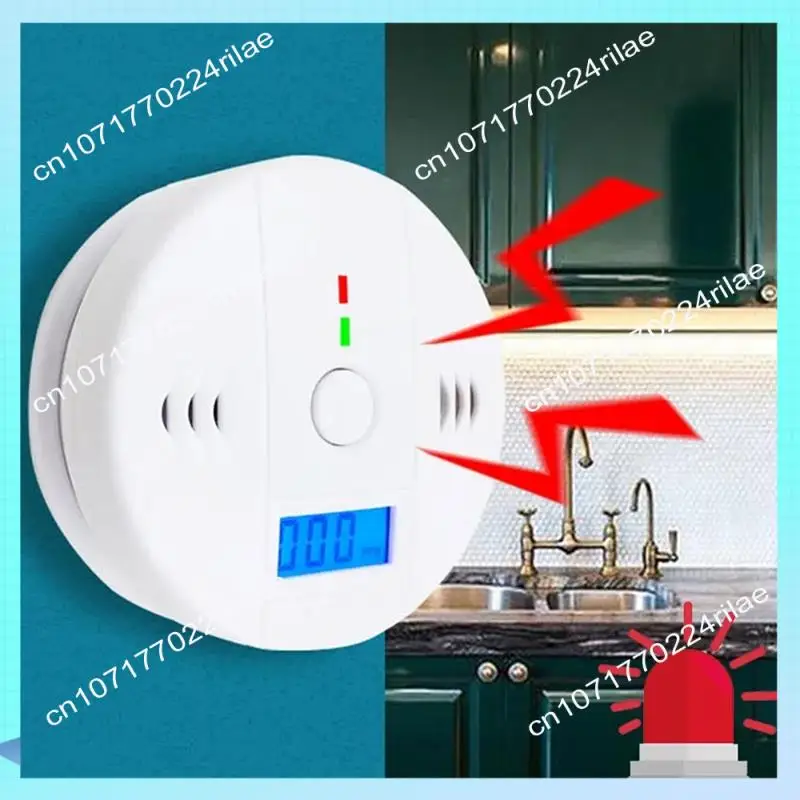 Alarma de monóxido de carbono A17Z, Detector de Co, pantalla LCD, alarma de advertencia de incendio, Detector de fugas de Gas tóxico para el hogar
