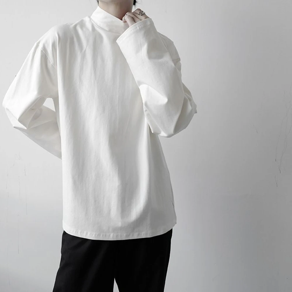 

Мужская футболка с длинным рукавом XS-5XL, летняя новинка, однотонная, в американском ретро-стиле, модная, повседневная, дышащая, простая, уличная, мужская верхняя одежда
