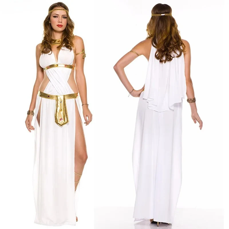 

Костюм для косплея, греческий бог любви, богиня Венеры, вечерние платья, арабская королева, костюмы Клеопатры, сексуальное платье