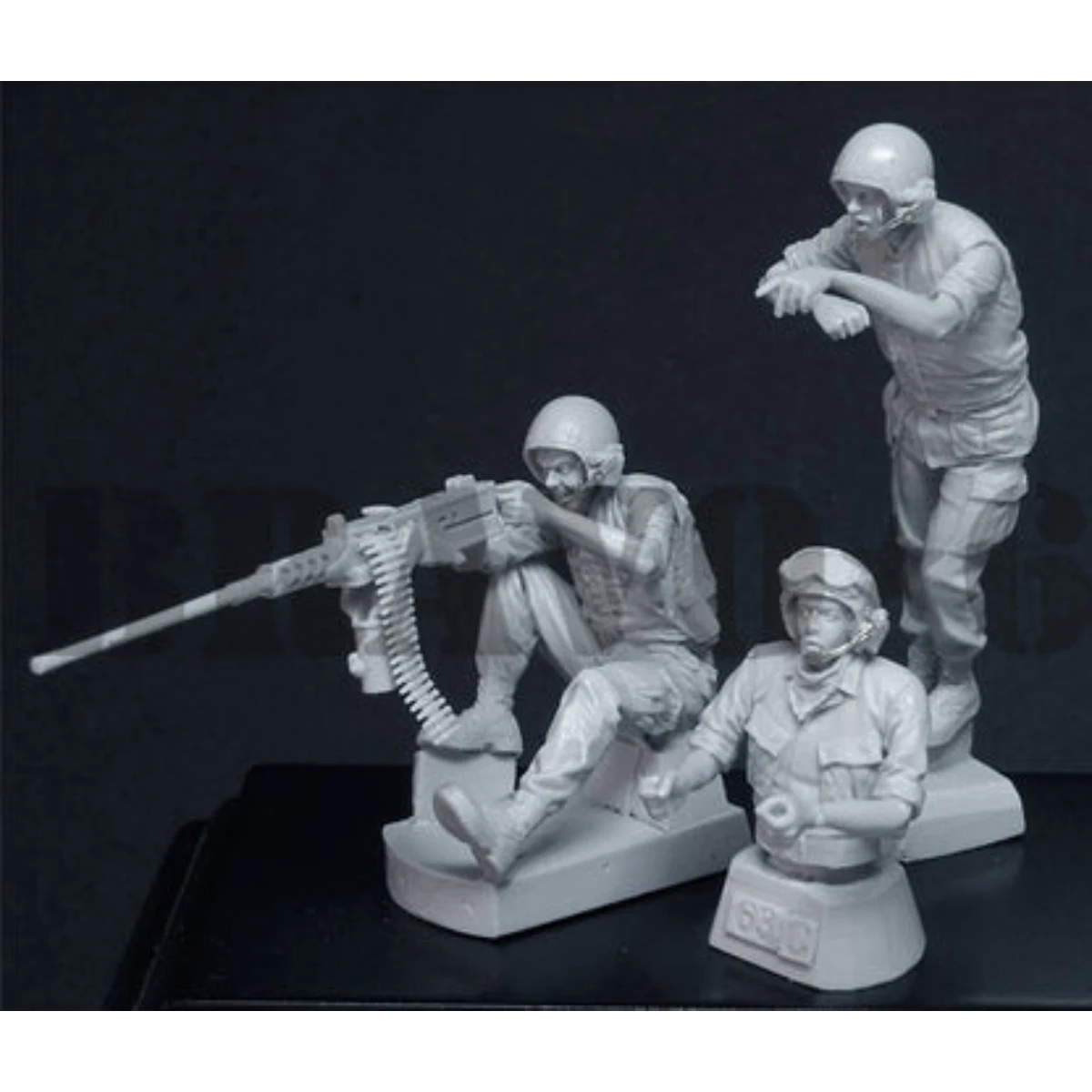 1/35 model resin product GK - American tank crew - unassembled and unpainted DIY kit 1032R view 3