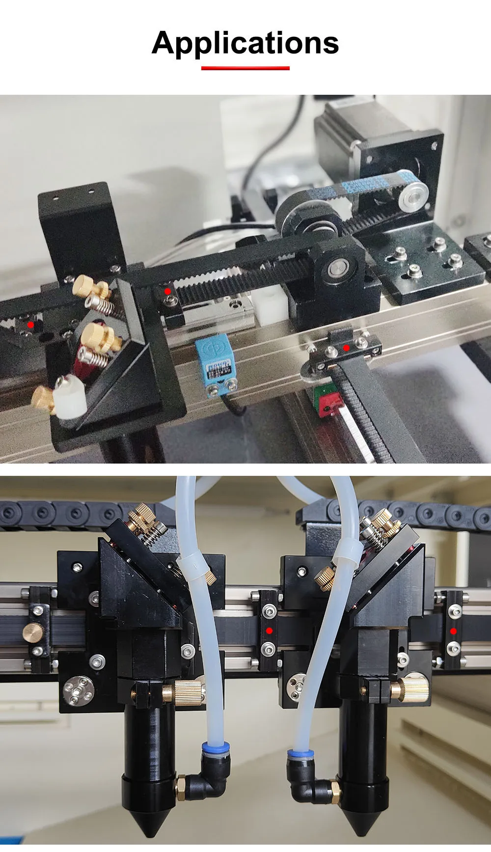 HUNST Riemenverschluss für offenes Zahnriemen-Getriebe mit einer Breite von 15 mm/20 mm für X/Y-Achsen-Hardware-Werkzeug, mechanische Teile – Detail 7