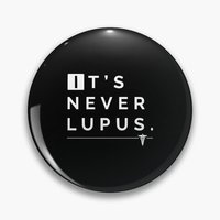 It S Never Lupus House Md  Soft Button Pin Funny Decor Brooch Collar Jewelry Metal Clothes Women Lover Fashion Hat Badge