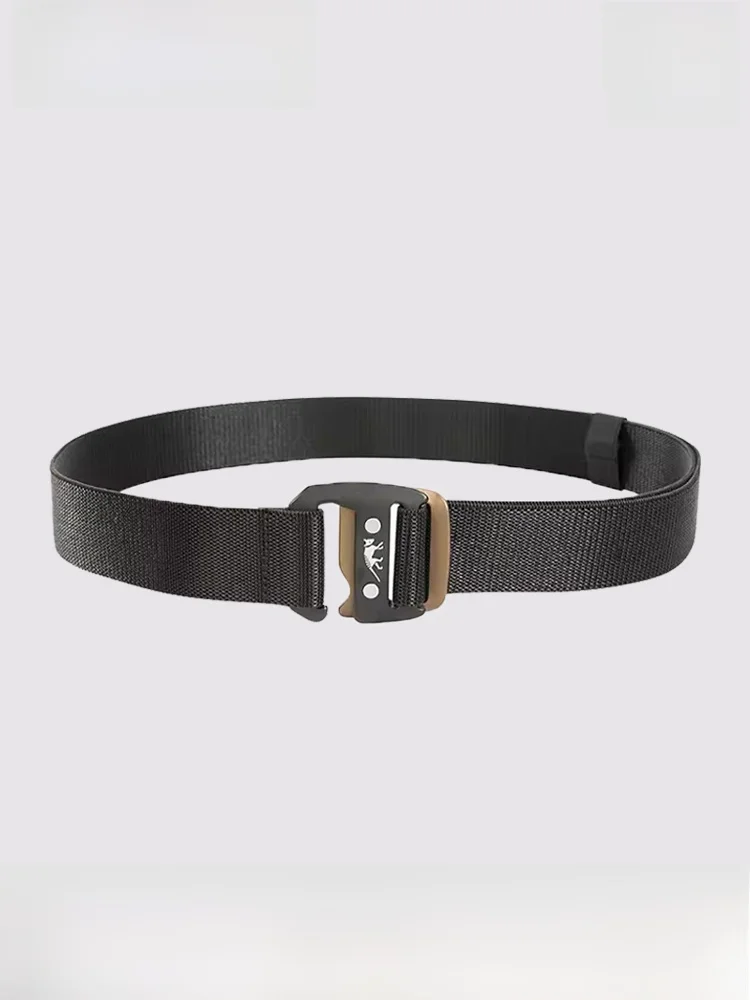 タホ-tt-アルミ合金バックルウエストベルトアウトドアシンプルなナイロンインナーベルト高耐久カジュアルシティアウトドアスタイル男性用