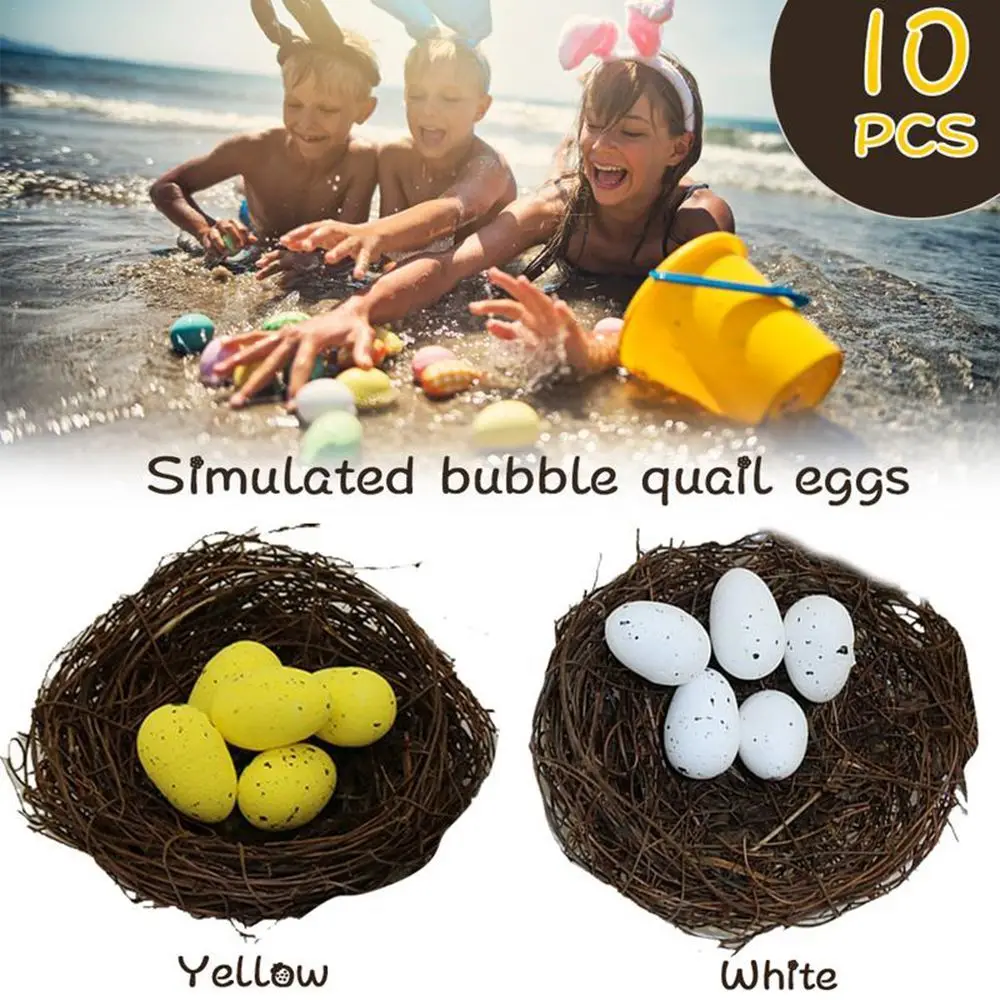 Funny Simulated Bubble Children Favor Home Decoration Easter Gifts  Dove Eggs Quail Egg