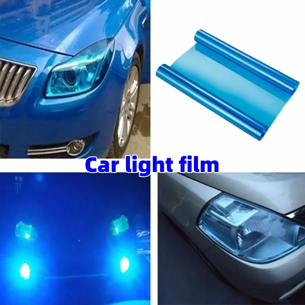 Matt Black Automobiles Car Light Headlight Taillight Tint Vinyl Film Smoke Sticker Sheet Fog Rear Lamp Car Accessories