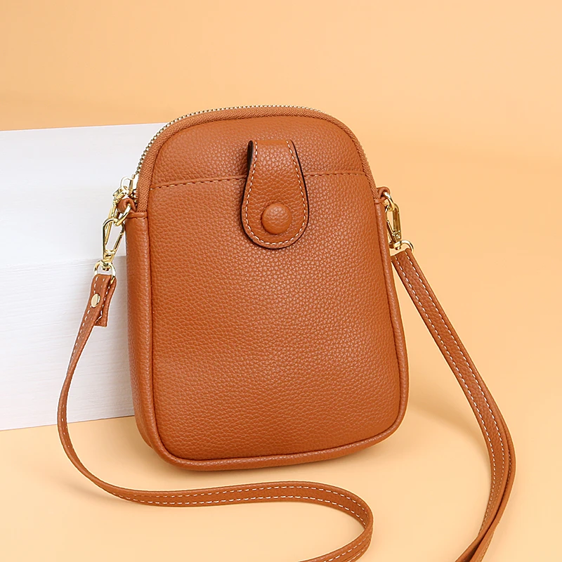 2024 New Fashion Versatile Mobile Phone Cross-Border Small For Women Exquisite Simple Shoulder Crossbody Small Roundmusette bag