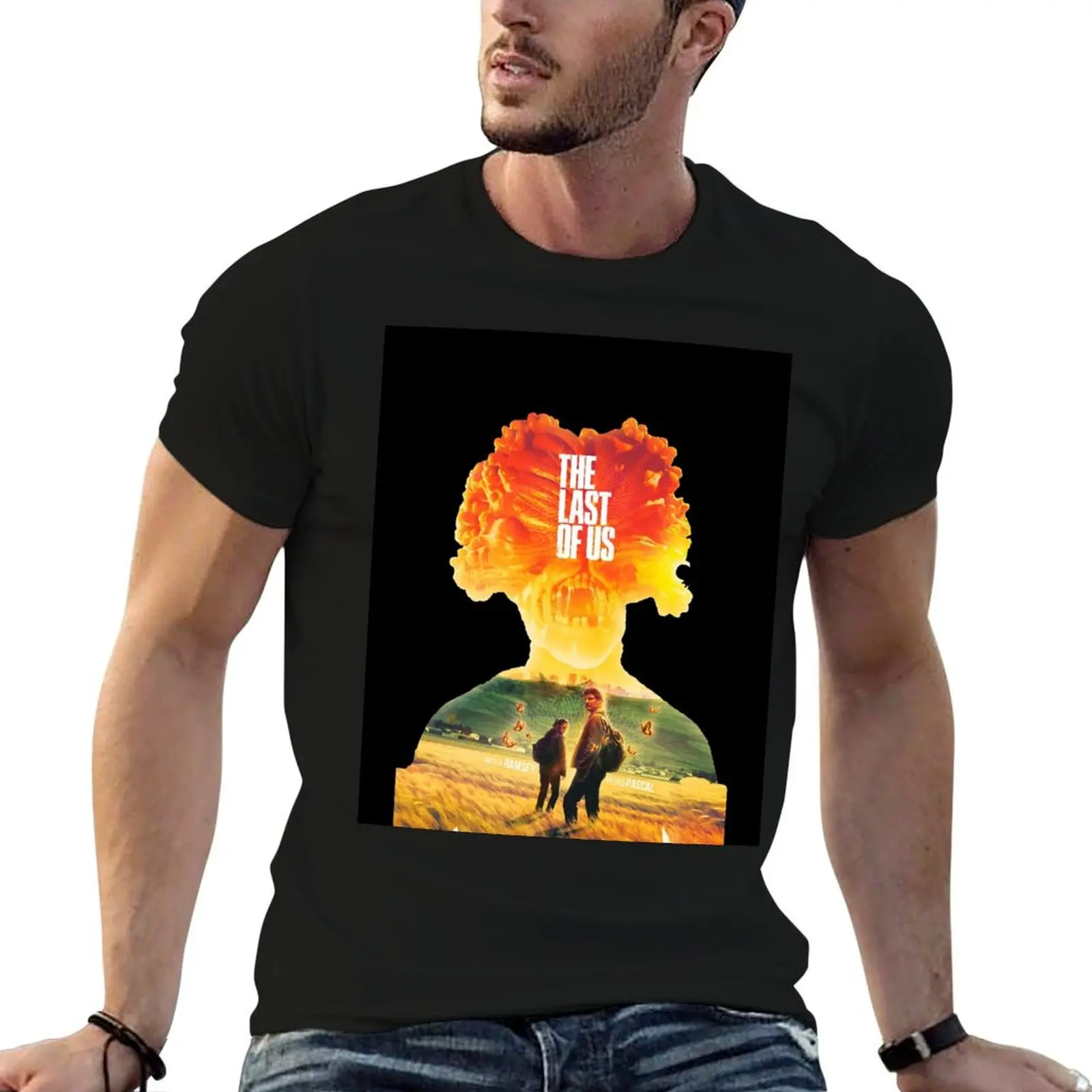 

The last of us T-Shirt street wear plus sizes sweat shirts, men