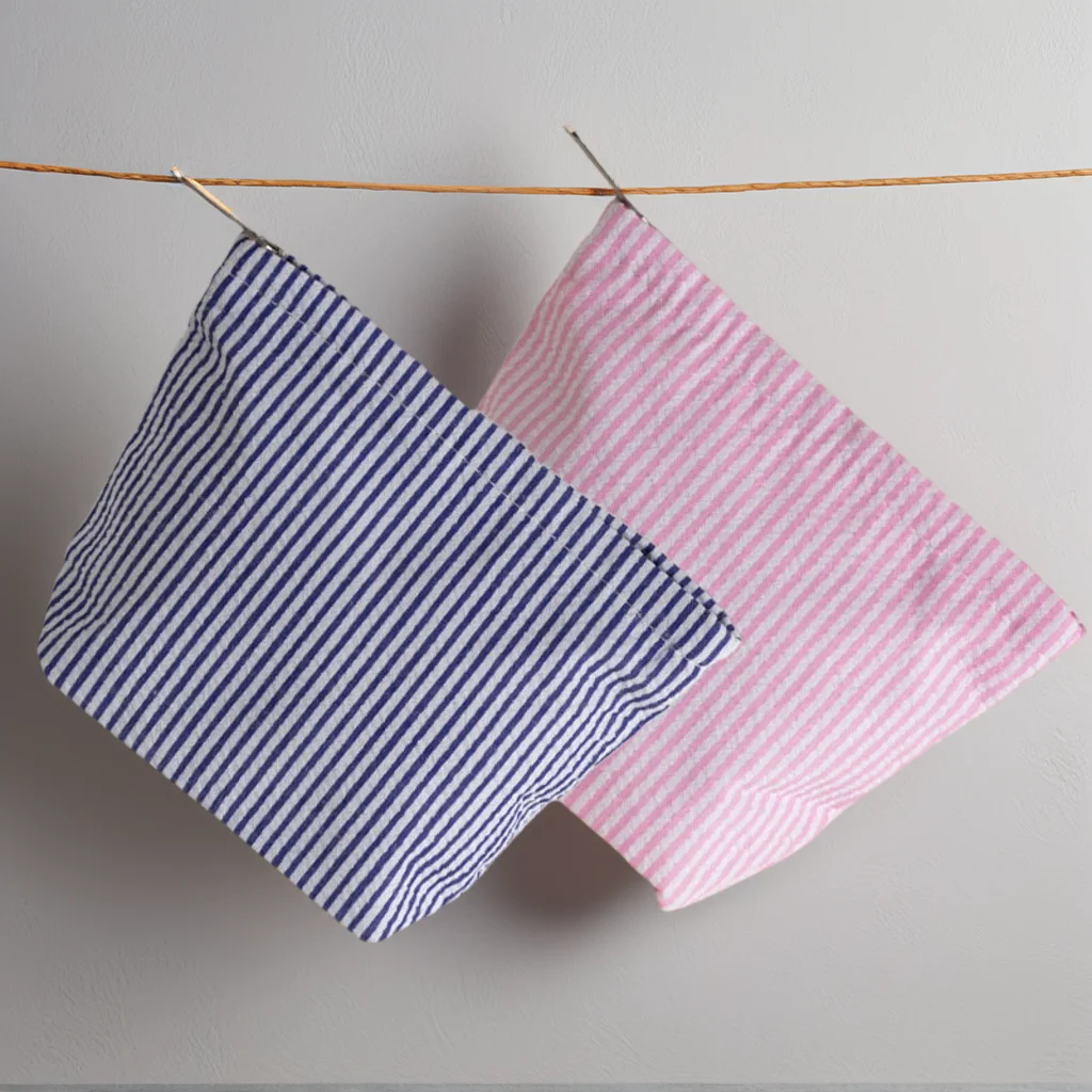 Make-uptas voor dames Cosmetisch zakje met ritssluiting Gestreepte minimalistische organizer Reistoilettas Modieus opbergetui