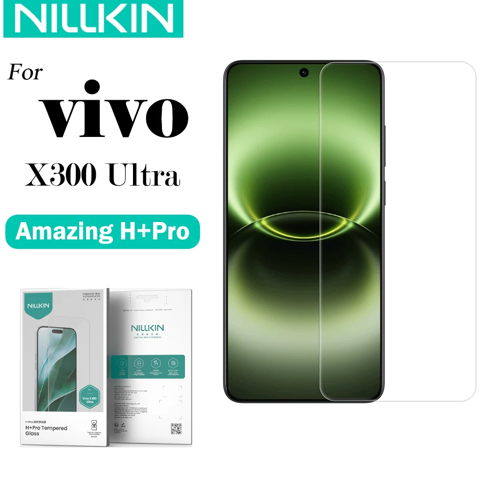 NILLKIN Für VIVO X300 Ultra H + Pro Series Displayschutzfolie aus gehärtetem Glas, 9H Anti-Explosions-Displayschutzfolie