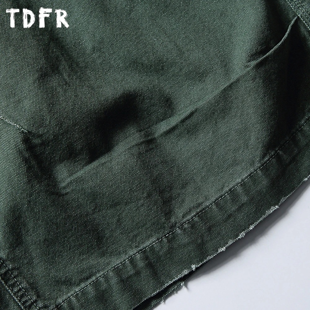 Retro Solid Color Carpenter Shorts Mens Safari Style Summer Elastic Waist Loose Wide Leg Cargo Short Pants Men