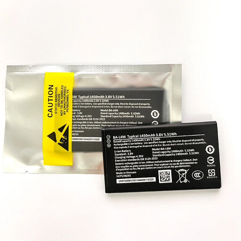 BA-L4M BAL4 Mmobile Phone Battery 3.8V 1450mAh for Nokia 3210 4G/NK 220 4G/235 4G Rechargeable Battery